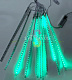 Гирлянда Тающие сосульки, RGB, 10х50см, шлейф 10м, 12В, 600LED, IP65, с блоком питания, Rich Led