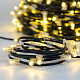 Клип Лайт 12В, мерцающий, WF, теплый белый, 665 LED, 100м, черный ПВХ, IP65, Neon-Night
