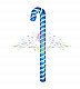 Елочная фигура Карамельная палочка, 121см, синий+белый, пластик, Neon-Night