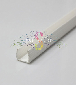 Профиль пластиковый для гибкого неона 12х25мм, 2м, 10шт