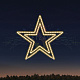 Светодиодная консоль к 9 мая "Звезда", 54х51 см