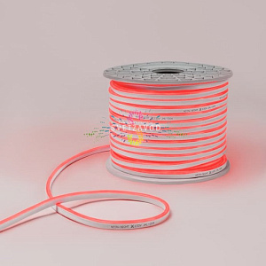 Светодиодный гибкий неон, красный, 8х16мм, 120SMD2835, 220В, IP65, 100м, Neon-Night