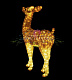 Акриловая фигура 3D Олененок благородный, коричневый, 100 см, 1800 LED, 24В, с трансформатором