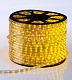 Светодиодный дюралайт, Ø 13мм, 220В, 2W, 30 led/м, фиксинг, желтый, 100м, Neon-Night