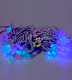 Светодиодная гирлянда Шишки, 7.5м, 50led, 220В, белый ПВХ, RGB, Rich Led