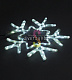 Светодиодная Снежинка, 57х56см, белая, мерцающая, 220В, IP65