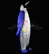 Акриловая фигура 3D Пингвин Королевский, 127х60 см, 1528 LED, 24В, с трансформатором