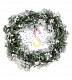 Рождественский еловый венок заснеженный, Ø30см, ветки ПВХ, Neon-Night