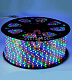 Светодиодная лента Тейп Лайт 60SMD2835, 220В, 10х7мм, мульти RGYB, IP67, 100м, Neon-Night