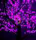 Светодиодное дерево Сакура, 2,5 м, Ø2 м, фиолетовое, 24B, 1728LED, IP54