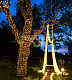 Клип Лайт 12В, мерцающий, WF, теплый белый, 665 LED, 100м, темно-зеленый ПВХ, IP65, Neon-Night