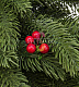 Рождественский еловый венок с ягодами, Ø45см, 20LED, 2АА, ветки литые, Neon-Night