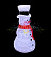 Акриловая фигура 3D Снеговик в шляпе, 72 см, 160 LED, 24В, с трансформатором, Neon-Night