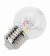 Декоративная лампа, Е27, 6 LED, 1Вт, Ø45мм, теплая белая, эффект лампы накаливания, Neon-Night