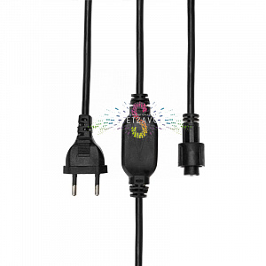 Блок питания для гирлянд Шарики, 220В, черный ПВХ, IP65, NEON-NIGHT