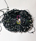 Клип Лайт 12В, фиксинг, красный, 666LED, 100м, темно-зеленый ПВХ, с защитным колпачком, IP64