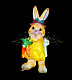 Светодиодная фигура из стекловолокна Заяц с морковкой, 66 см, 24В, с трансформатором, IP65