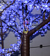 Светодиодное дерево Сакура, 2,5 м, Ø2 м, синее, 24B, 1728LED, IP54