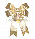 Елочная фигура Бантик, 91см, золотой, глянец, ткань, Neon-Night