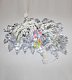 Светодиодная гирлянда Кристаллы, 4м, 40led, 220В, белый ПВХ, теплая белая