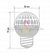 Декоративная лампа, Е27, 9 LED, 2Вт, Ø50мм, белая