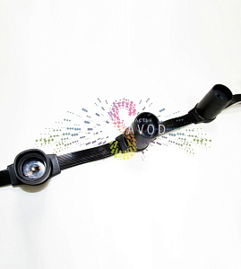 Белт лайт 5W, 220/24В, шаг 15см, E27, черный, чейзинг, 50м, влагозащищенный