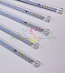 Гирлянда Тающие сосульки строб, синяя, 10х50см, шлейф 4,5м, 7В, 480LED, IP65, с блоком питания