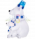 Надувная фигура 3D Медведица с медвежонком, 180 см, 12В, с компрессором и адаптером, Neon-Night