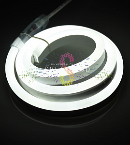 Светодиодный гибкий неон, белый, 8х18мм, 120SMD2835, 220В, IP65, 50м
