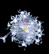 Светодиодная гирлянда Цветки сакуры, 10м, 100led, 220В, прозрачный ПВХ, белая