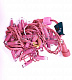 Гирлянда-нить Стринг Лайт, 220В, фиксинг, розовая, 10м, розовый ПВХ (ДИ), IP65, Rich Led