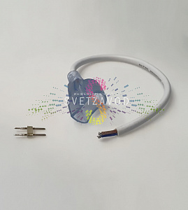 Силовой шнур с конвертером для подключения гибкого неона 12х25мм, SMD2835, 24В