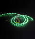 Светодиодный дюралайт, Ø 13мм, 220В, 3W, 36 led/м, чейзинг, зеленый, шаг 2м, 100м