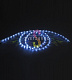 Светодиодный дюралайт, Ø 13мм, 220В, 3W, 36 led/м, чейзинг, белый, шаг 2м, 100м
