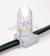 Клип Лайт 12В, фиксинг, белый, 665 LED, 100м, темно-зеленый ПВХ, IP65, Neon-Night