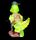 Светодиодная фигура из стекловолокна Гусеница с ножницами, 80 см, 24В, с трансформатором, IP65