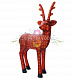 Акриловая фигура 3D Бурый олень, 100 см, 380 LED, 24В, с трансформатором, Neon-Night