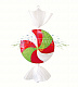 Елочная фигура Леденец, 102см, белый+красный+зеленый, пластик, 2шт/уп, Neon-Night