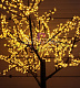 Светодиодное дерево Сакура, 2,5 м, Ø2 м, желтое, 24B, 1728LED, IP54