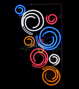 Светодиодная консоль "Галактика", 200х120 см, мультицвет