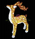 Акриловая фигура 3D Пятнистый олень, 75 см, 200 LED, 24В, с трансформатором, Neon-Night