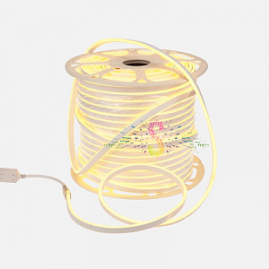 Светодиодный гибкий неон, двухсторонний, желтый, 8х16мм, 100м, 120SMD2835, 220В, IP65, Neon-Night