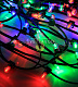 Клип Лайт 12В, фиксинг, мульти, 666 LED, 100м, темно-зеленый ПВХ, с защитным колпачком, IP64