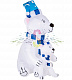 Надувная фигура 3D Медведица с медвежонком, 180 см, 12В, с компрессором и адаптером, Neon-Night