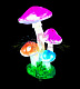 Светодиодная фигура из стекловолокна Грибы, 86 см, 24В, с трансформатором, IP65