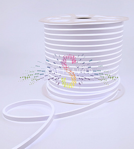 Светодиодный гибкий неон, двухсторонний, белый, 8х16мм, 100м, 120SMD2835, 220В, IP65, Neon-Night