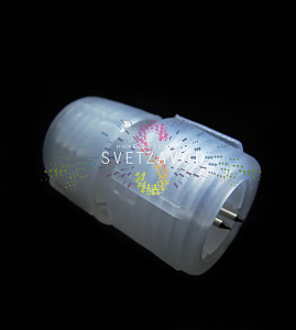 Коннектор cоединительный I-образный, для светодиодного дюралайта, 2W Ø 13мм, уп. 10шт