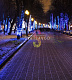 Клип Лайт Спайдер, 24В, 3 нити по 20м, синий, чейзинг, черный ПВХ, IP54, Rich Led