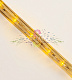 Светодиодный дюралайт, Ø 13мм, 220В, 2W, 24 led/м, фиксинг, желтый, 100м, Neon-Night