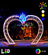 Светодиодная арка фотозона "Love story" 330х320 см